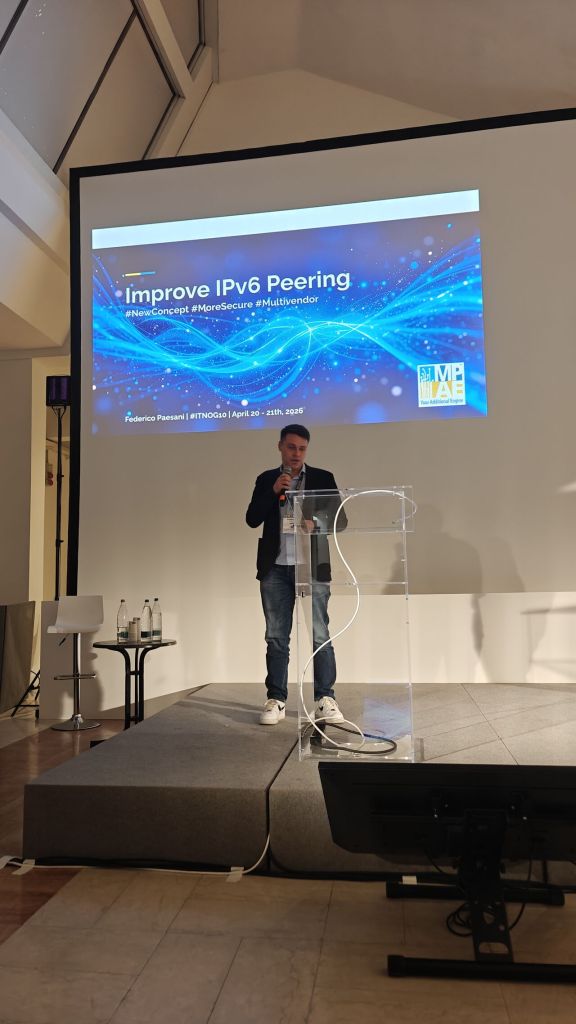 Improving IPv6 Peering Insights from ITNOG10 4